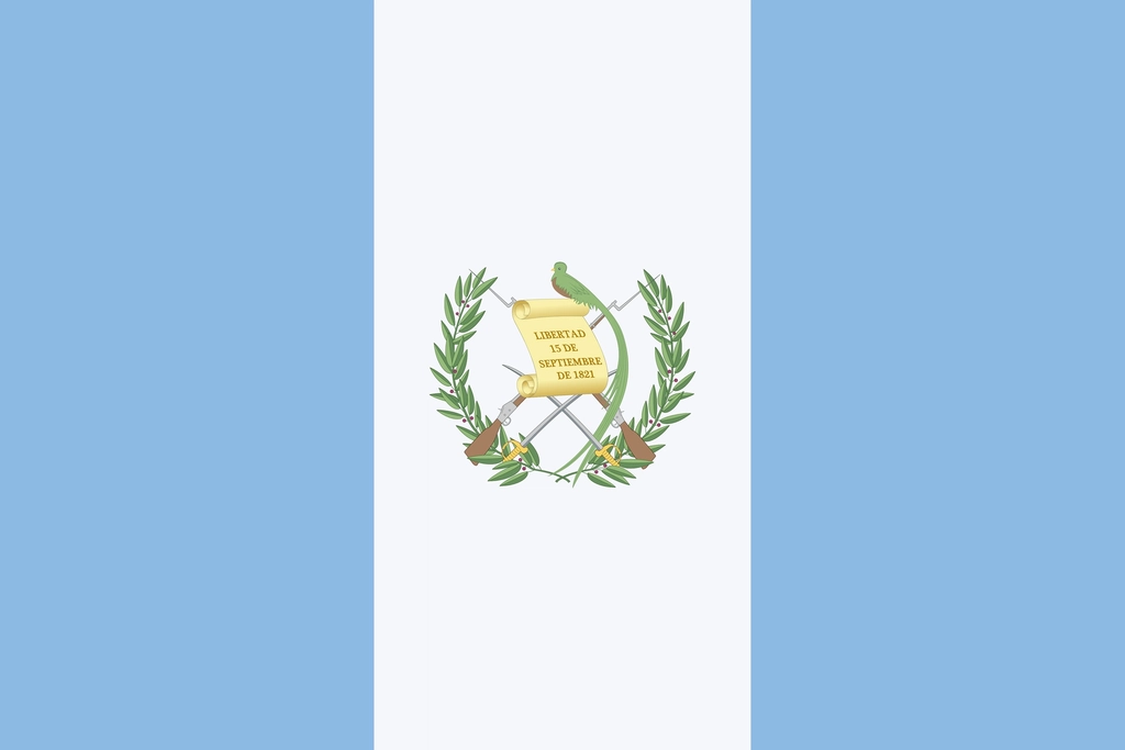 Guatemala flag illustration vector